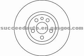 Brake Disc For DACIA 6001547683