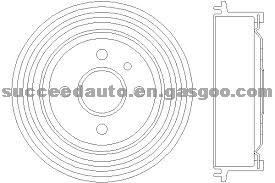 Brake Disc For DAEWOO 568054