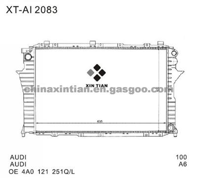 AUDI Radiator 4AO121251Q, 4AO121251L