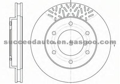 Brake Disc For DAEWOO ZB403-101