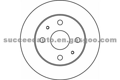 Brake Disc For DAIHATSU 43512-97202-000