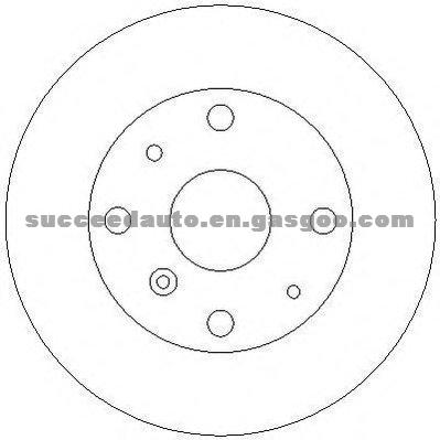 Brake Disc For DAIHATSU 43512-87718-000