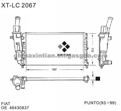 LANCIA Radiator 46430837