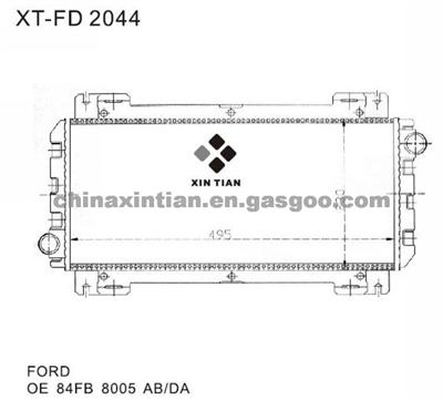 FORD Radiator 84FB8005AB,84FB8005DA