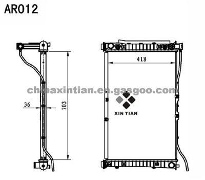 KIA Radiator OK52Y15200B