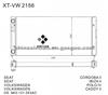 SEAT Radiator 6K0121253AC