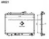 SUZUKI Radiator 17700-60G00 , 1770060G00