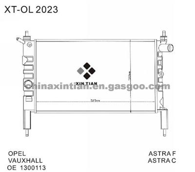 OPEL Radiator 1300112,1300113,