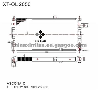 OPEL Radiator 1302189,90128036