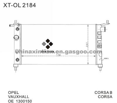 OPEL Radiator 1300150