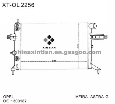 OPEL Radiator 1300187