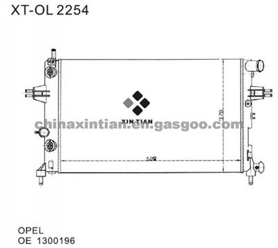 OPEL Radiator 1300196