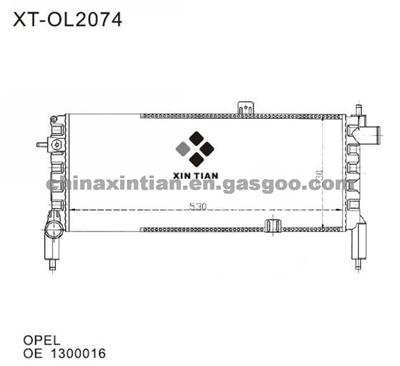 OPEL Radiator 1300016