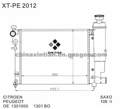 PEUGEOT Radiator 1330.29,1330.01