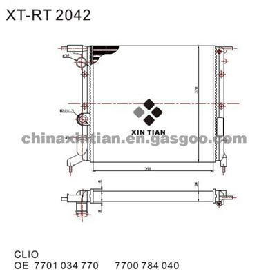 RENAULT Radiator 7701034770,7700784040