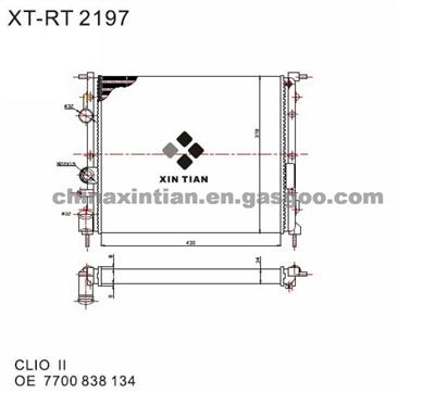 RENAULT Radiator 7700838134