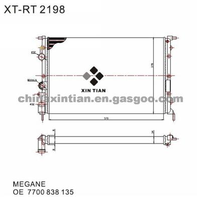 RENAULT Radiator 7700838135