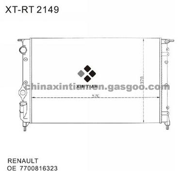 RENAULT Radiator 7700816323