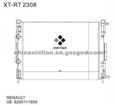 RENAULT Radiator 8200117609