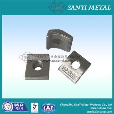 Precisely Metal Castings Railway Clamps Die Cast Railway Clip Iron Cast Clamping Plates