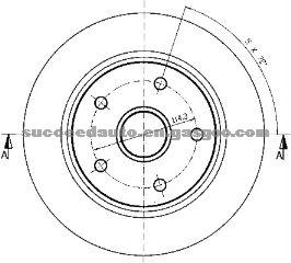 Brake Disc For FORD GJ55-26-251B