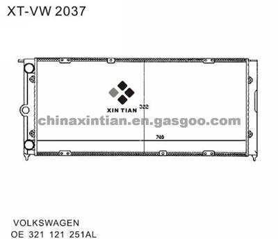 VW Radiator 321121251AL,321121251AJ