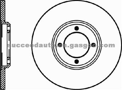 Brake Disc For FORD 5022672