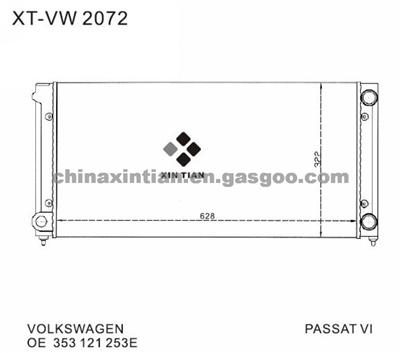 VW Radiator 353121253E,353121253