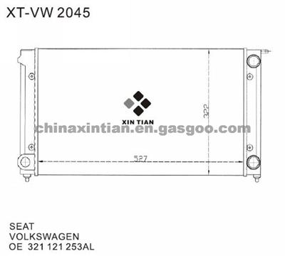 VW Radiator 321121253AL,321121253K