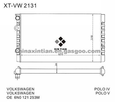 VW Radiator 6NO121253M