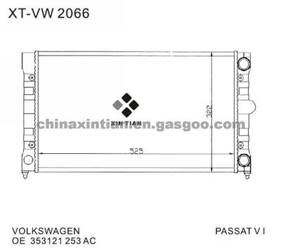 VW Radiator 357121253AB,357121253AC