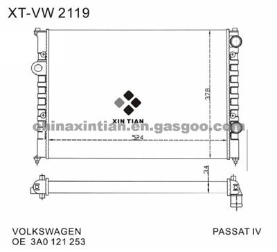 VW Radiator 3A0121253,3A0121253B