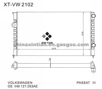 VW Radiator 1H0121253AE