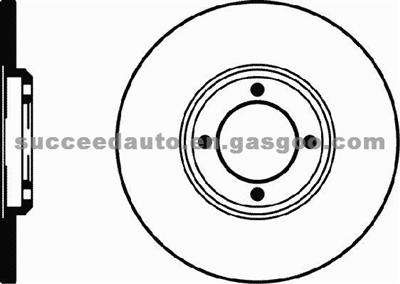 Brake Disc For FORD 1591996