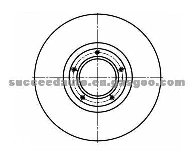 Brake Disc For FORD 5022676