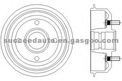 Brake Disc For FORD 1045392