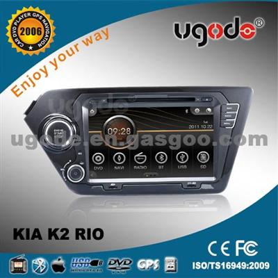 Ugode Touch Screen Kia K2 Rio Car Dvd Player