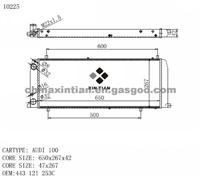 AUDI Radiator 443 121 253C