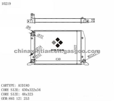 AUDI Radiator 893 121 253