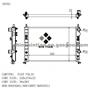 FIAT Radiator 46819261, 46815887