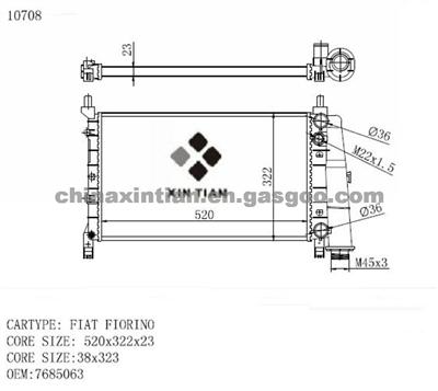 FIAT Radiator 7685063