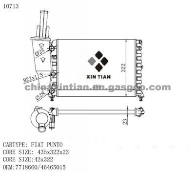 FIAT Radiator 7718660, 46465015