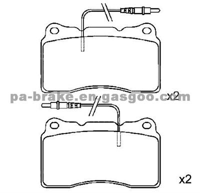 PEUGEOT BRAKE PAD  9 404 252 548