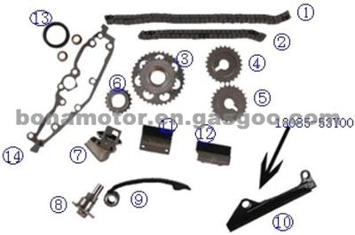 Timing Chain Kits For NISSAN GA14DE/GA16DE DOHC 16V 1.3L/1.4L/1.6L 90-95