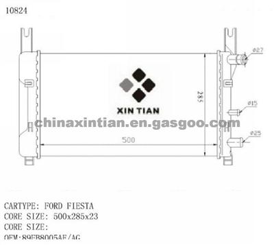 FORD Radiator 89FB8005AE, 89FB8005AG