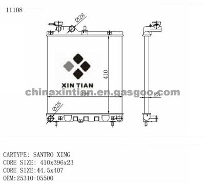 HYUNDAI Radiator 25310-05500