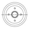 Brake Disc For FORD 7296356