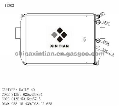 IVECO Radiator 938 18 439, 938 22 628