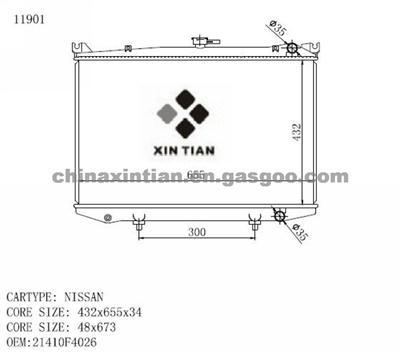 NISSAN Radiator 21410F4026