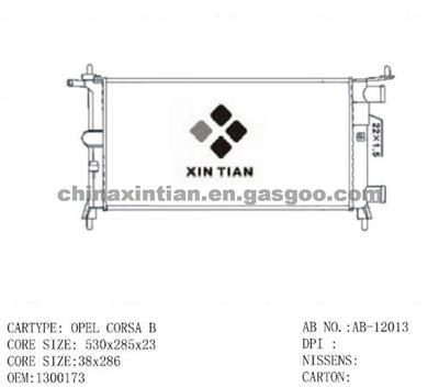 OPEL Radiator 1300173